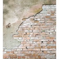 Kuvatapetti Dimex Grunge Wall, 225x250cm, harmaa, tiilikuosi