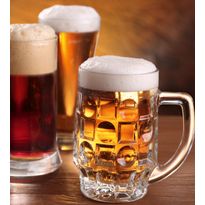 Kuvatapetti Dimex Beer Mugs, 225x250cm, ruskea, sileäpintainen