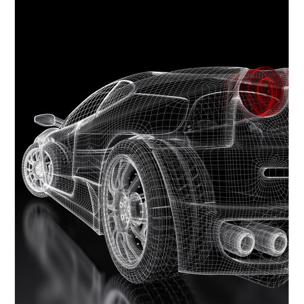 Kuvatapetti Dimex Car Model Dark, 225x250cm