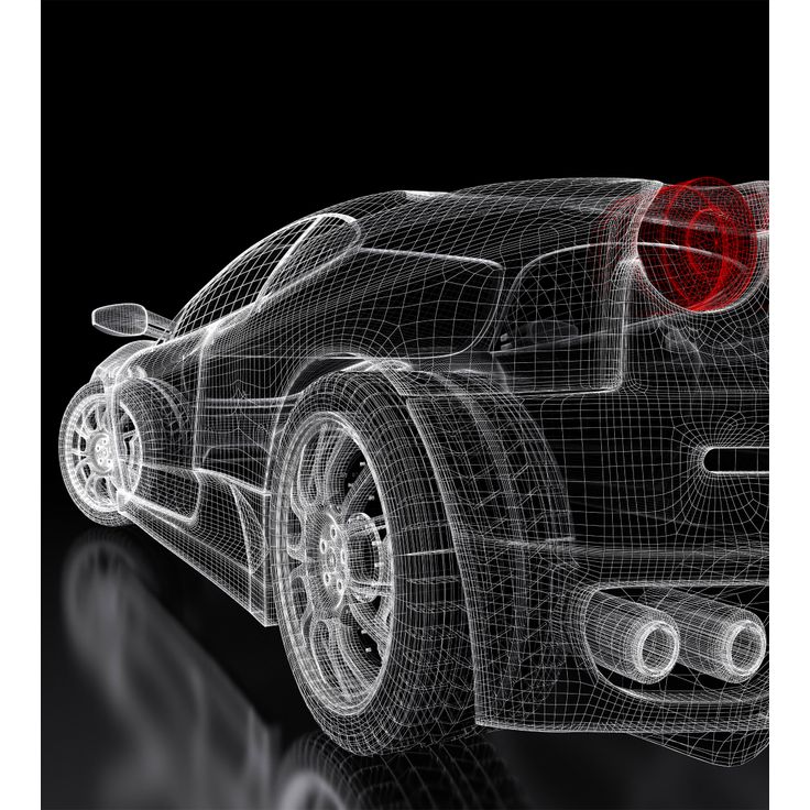 Kuvatapetti Dimex Car Model Dark, 225x250cm