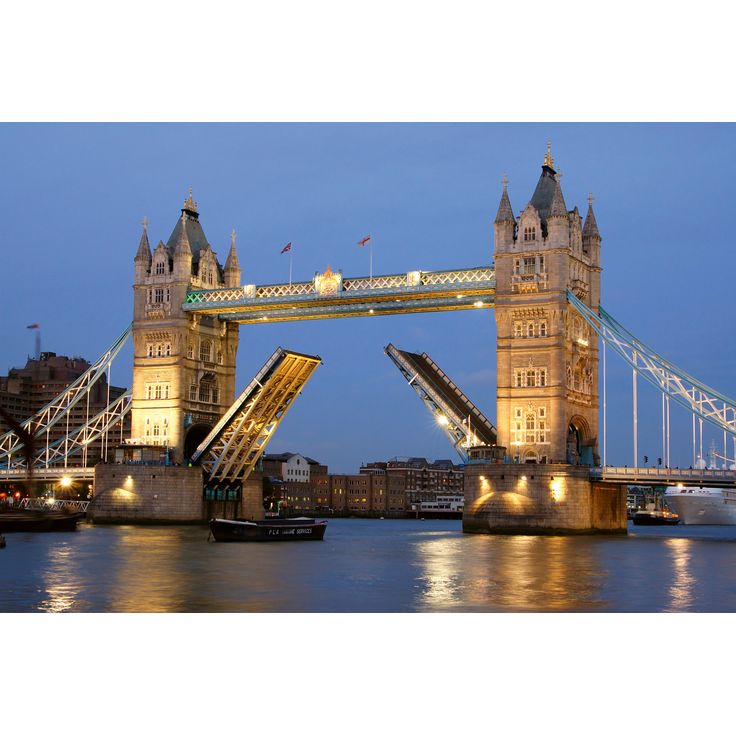 Maisematapetti Dimex Tower Bridge Night, 375x250cm