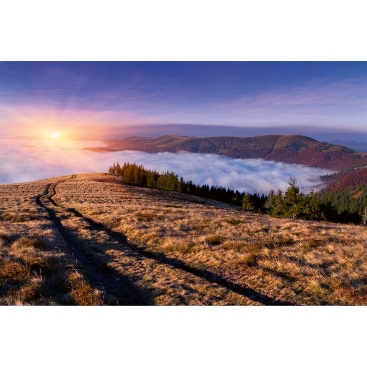Maisematapetti Dimex Sunrise In Mountains, 375x250cm