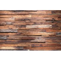 Kuvatapetti Dimex Wooden Wall, 375x250cm, ruskea, puukuosi