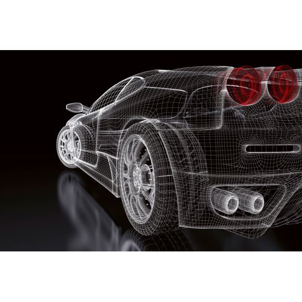 Kuvatapetti Dimex Car Model Dark, 375x250cm