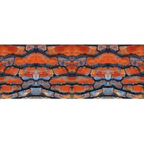 Valokuvatapetti Quattro Red metal 8-osainen 372x280cm