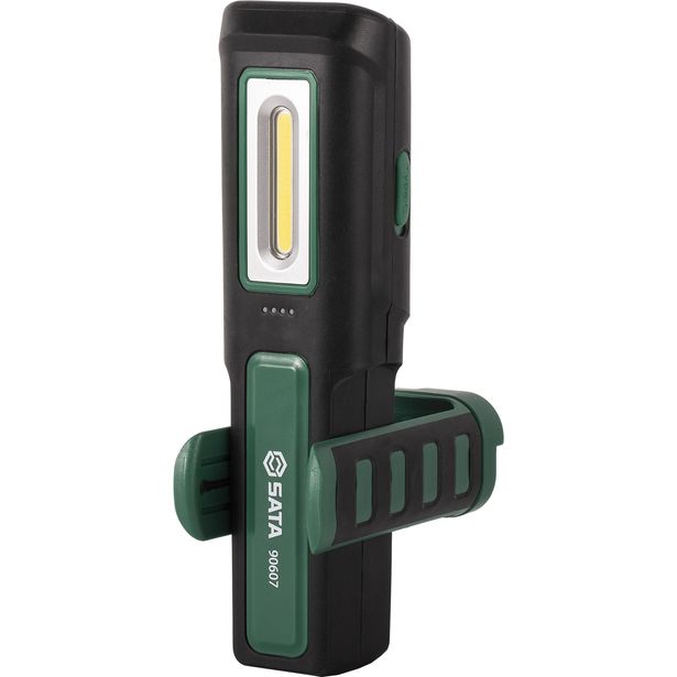 Käsivalaisin Sata Li-Ion Mag 600lm 2.6Ah akulla