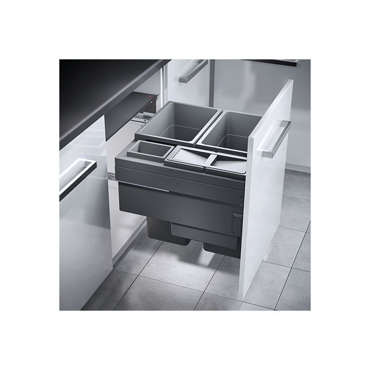 Jätevaunu Savo EURO CARGO, 60cm, 2x38+1x12+1x2.5 l