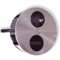 Pistorasiayksikkö Bachmann Twist, 2 x USB-latauspistoke rst