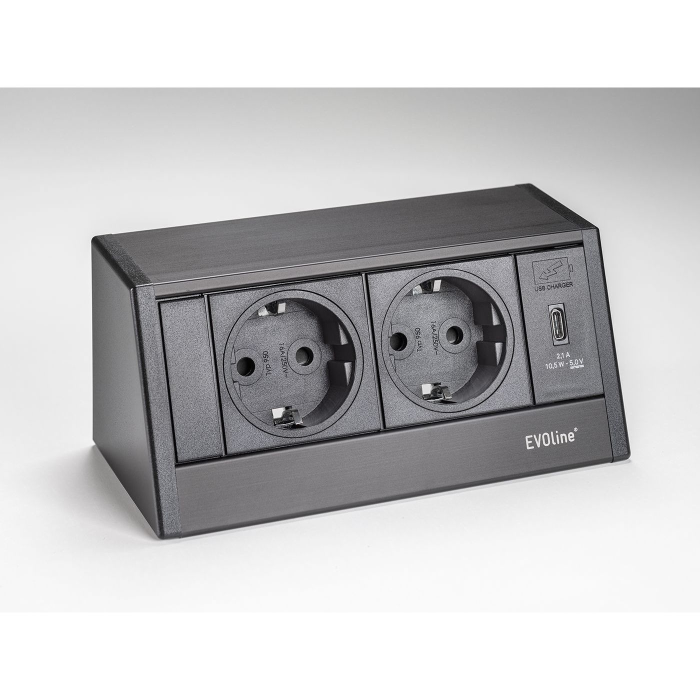 Pistorasiayksikkö Savo R-Dock USB-C musta