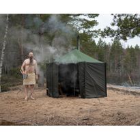 Telttasauna Savotta Hiisi 4 + kamiina ja kiviritilä