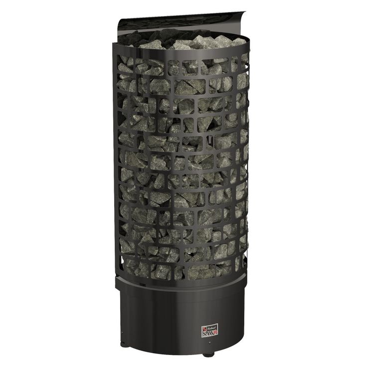 Sähkökiuas SAWO Aries Wall Black NS, 9kW, 8-14m³, erillinen ohjaus