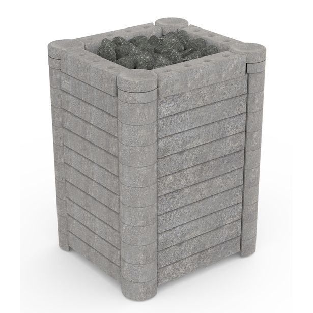 Sähkökiuas SAWO Nimbus vuolukivillä, 12kW, 10-18m³, erillinen ohjauskeskus
