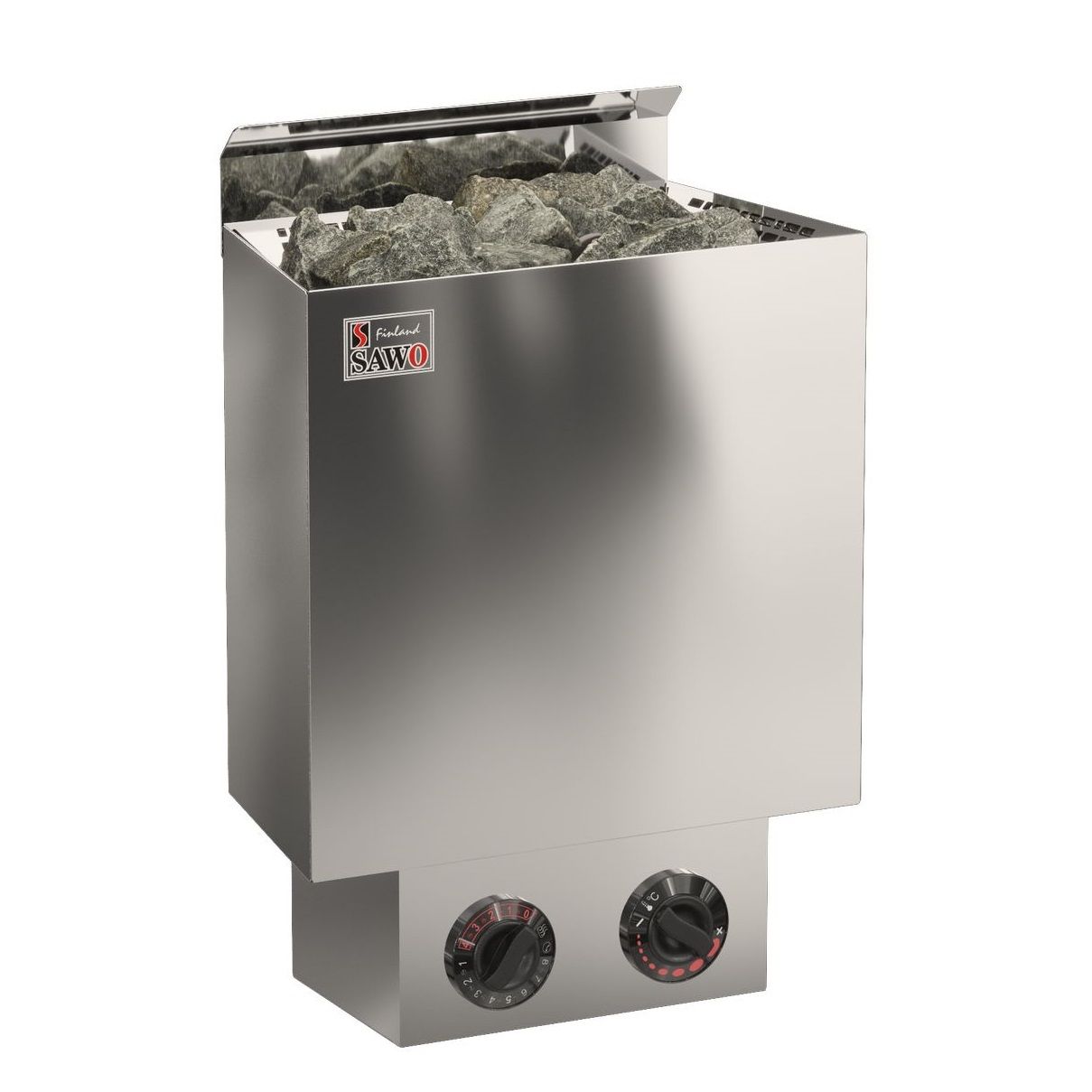 Sähkökiuas SAWO Nordex Mini 2.0 NB, 3kW, 2-4m³, kiinteä ohjaus