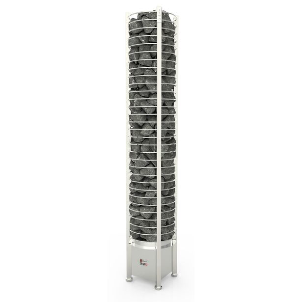 Sähkökiuas SAWO Round Tower, 3kW, 2-4m³, erillinen ohjauskeskus