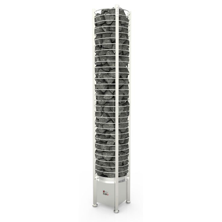 Sähkökiuas SAWO Round Tower, 3kW, 2-4m³, erillinen ohjauskeskus