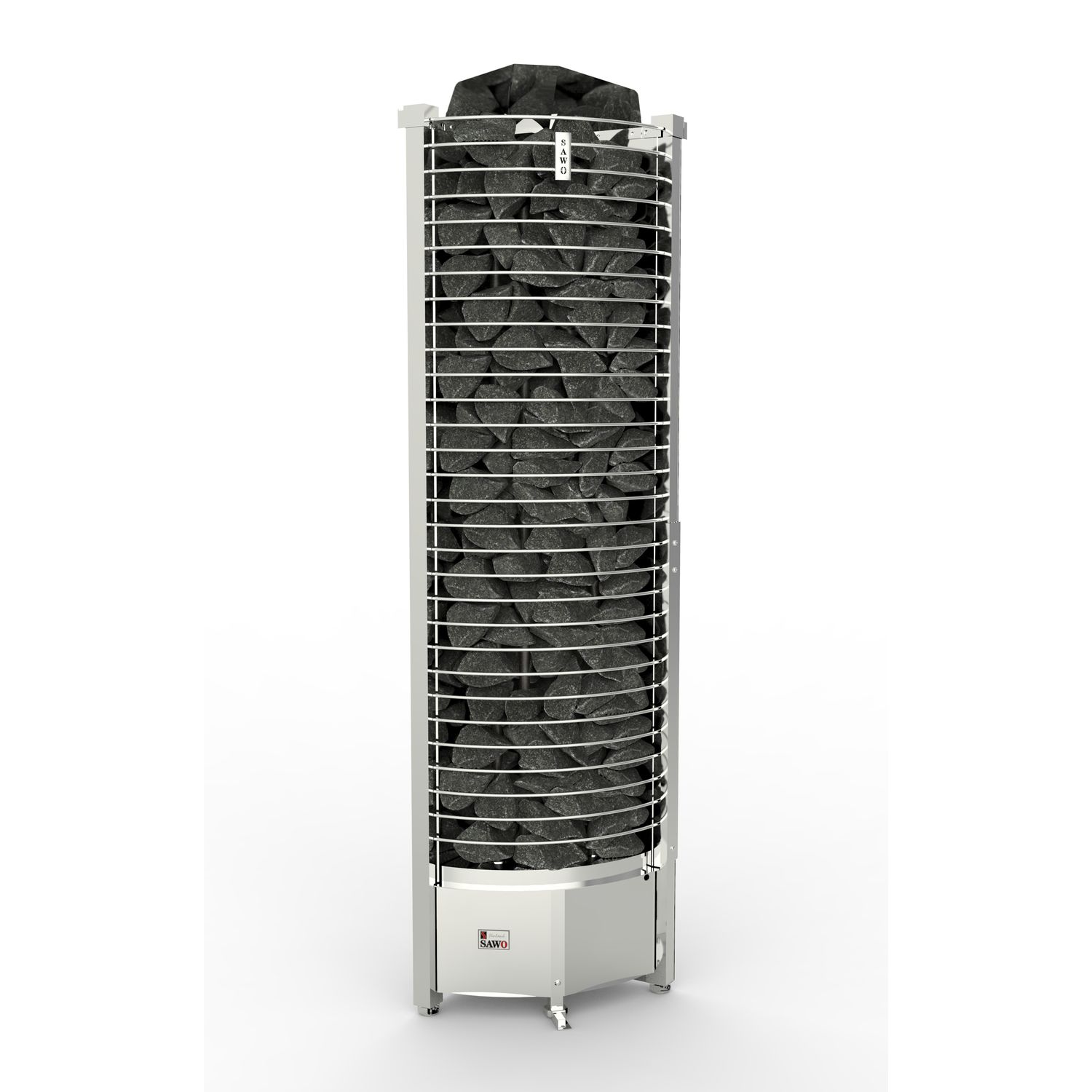 Sähkökiuas SAWO Tower Corner, 4,5kW, 3-6m³, erillinen ohjauskeskus