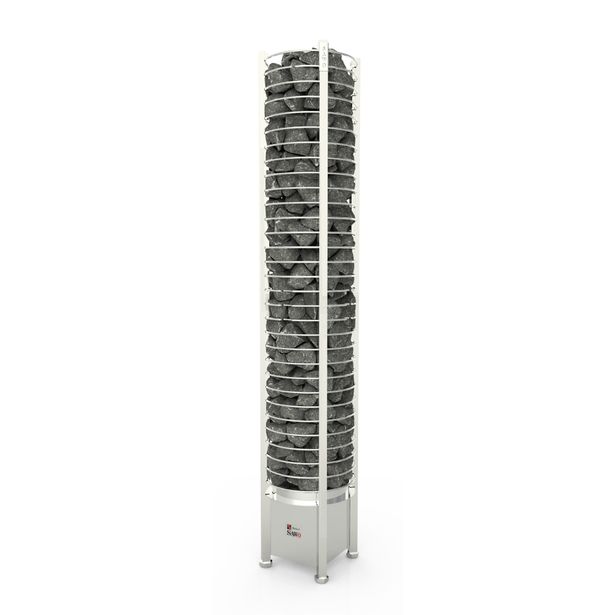Sähkökiuas SAWO Round Tower, 4.5kW, 3-6m³, erillinen ohjauskeskus