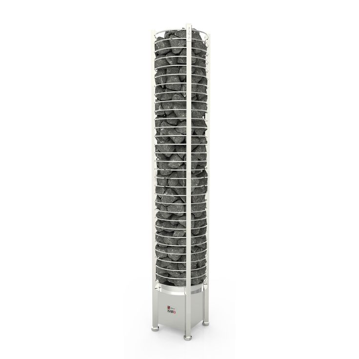 Sähkökiuas SAWO Round Tower, 4.5kW, 3-6m³, erillinen ohjauskeskus
