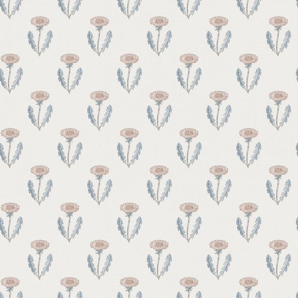 Tapetti Sandberg Maskrosen, 0.53x10.05m, non-woven