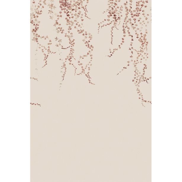 Kuvatapetti Sandberg Aralia, mittatilaus, burgundinpunainen