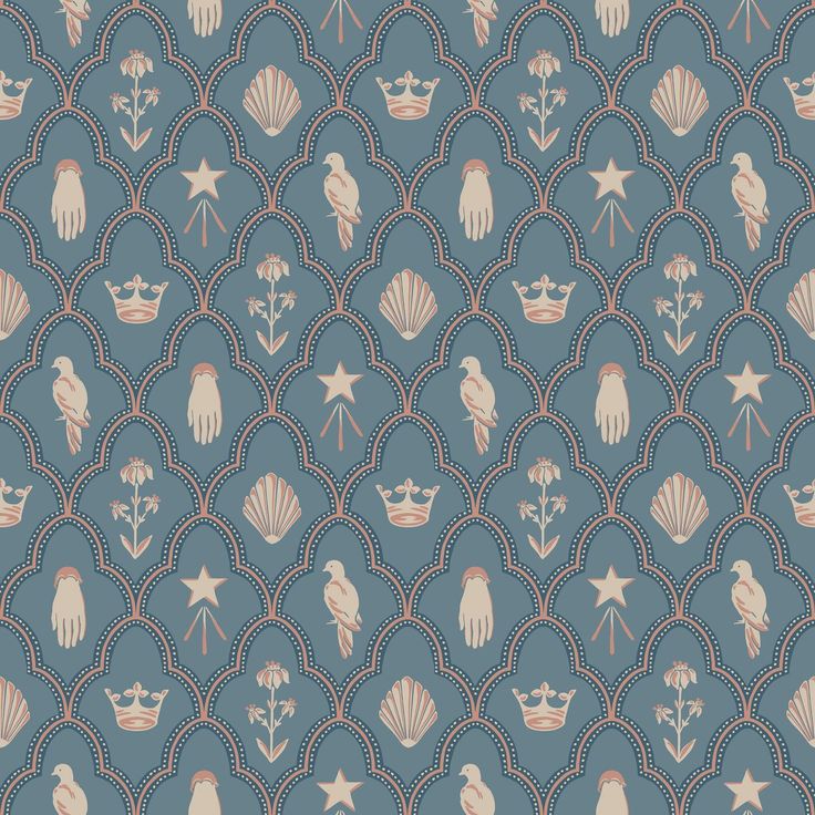 Tapetti Sandberg Turtledove, 0.53x10.05m, non-woven