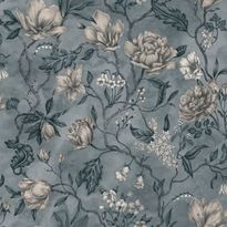 Tapetti Sandberg Linda sininen 0,53x10,05m non-woven