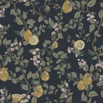 Tapetti Sandberg Kvitten tummansininen (SBE43296)