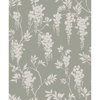 Tapetti Sandberg Hedvig vihreä, 0.53x10.05m, non-woven