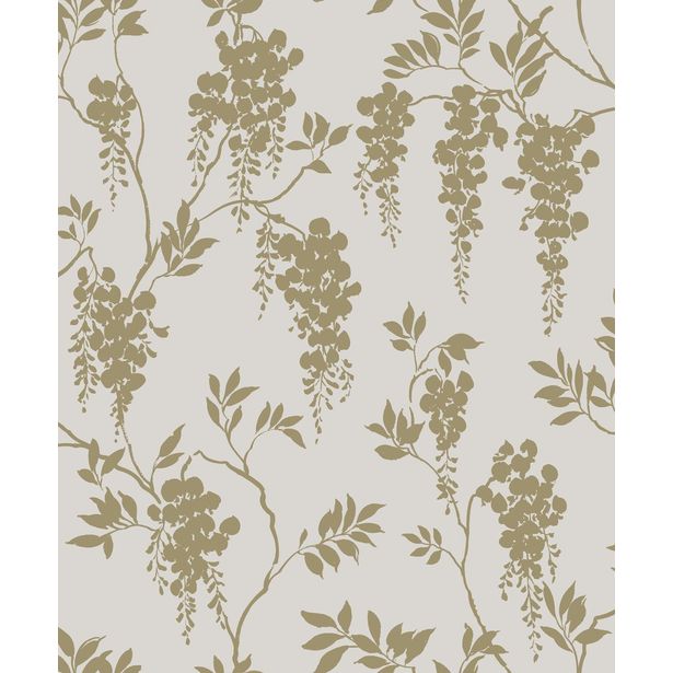 Tapetti Sandberg Hedvig hunaja, 0.53x10.05m, non-woven