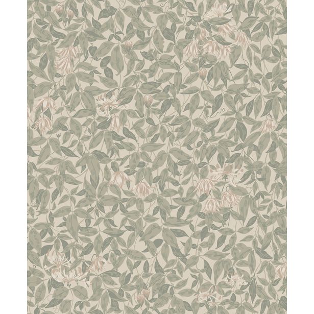 Tapetti Sandberg Linnea vihreä 0,53x10,05m non-woven
