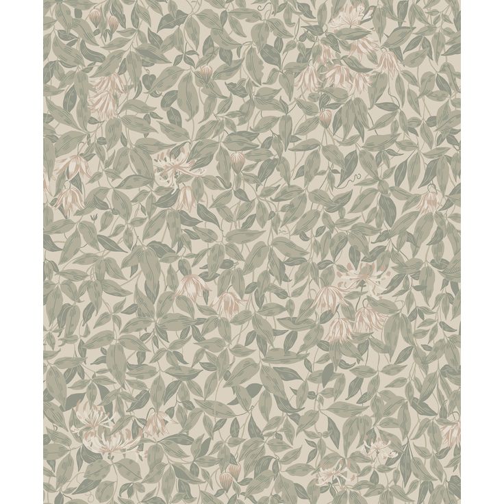 Tapetti Sandberg Linnea vihreä 0,53x10,05m non-woven