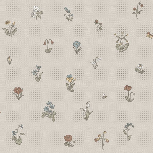 Tapetti Sandberg Maja beige 0,53x10,05m non-woven