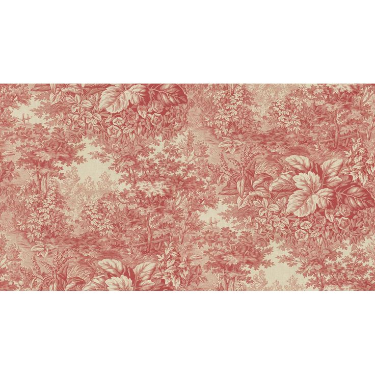 Metsätapetti Sandberg Forest Toile punainen, mittatilaus, non-woven