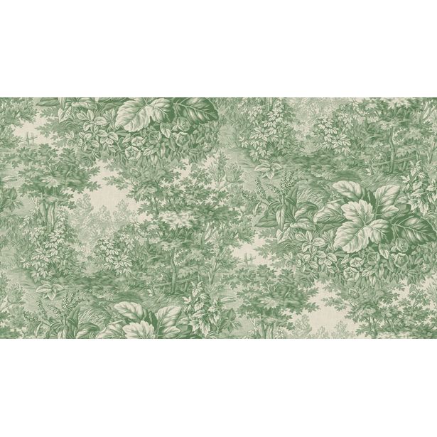 Kuvatapetti Sandberg Forest Toile vihreä, mittatilaus, non-woven