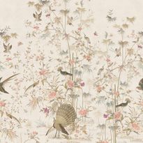 Mittatilaustapetti Sandberg Chinoiserie Garden, Eggshell (S10415)
