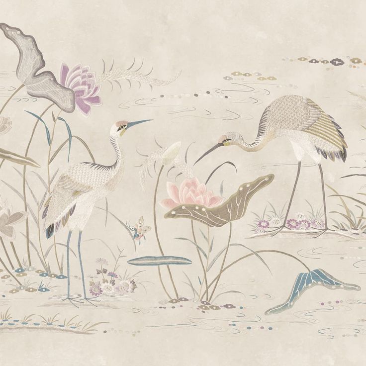Mittatilaustapetti Seabirds, Sandstone (S10418)