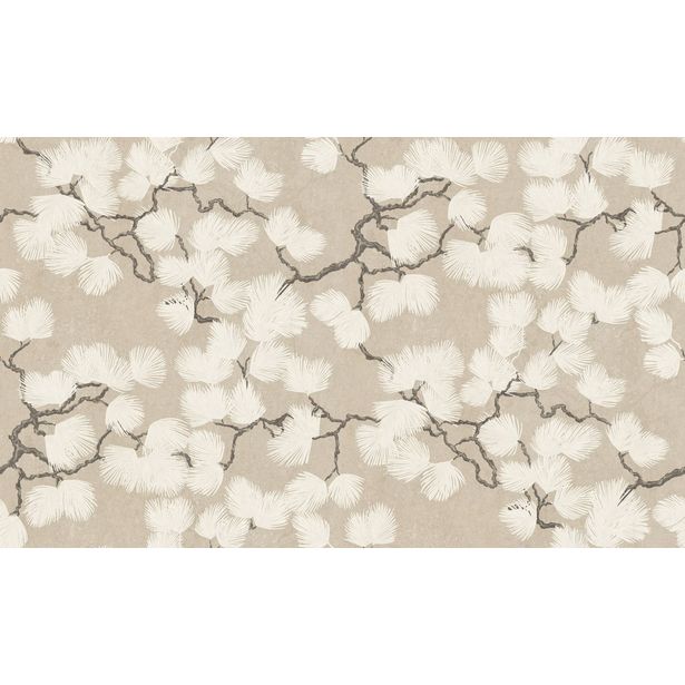 Kuvatapetti Sandberg Pine Mural beige, mittatilaus, non-woven