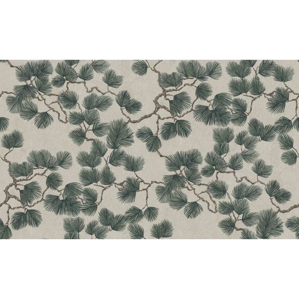 Kuvatapetti Sandberg Pine Mural vihreä, mittatilaus, non-woven