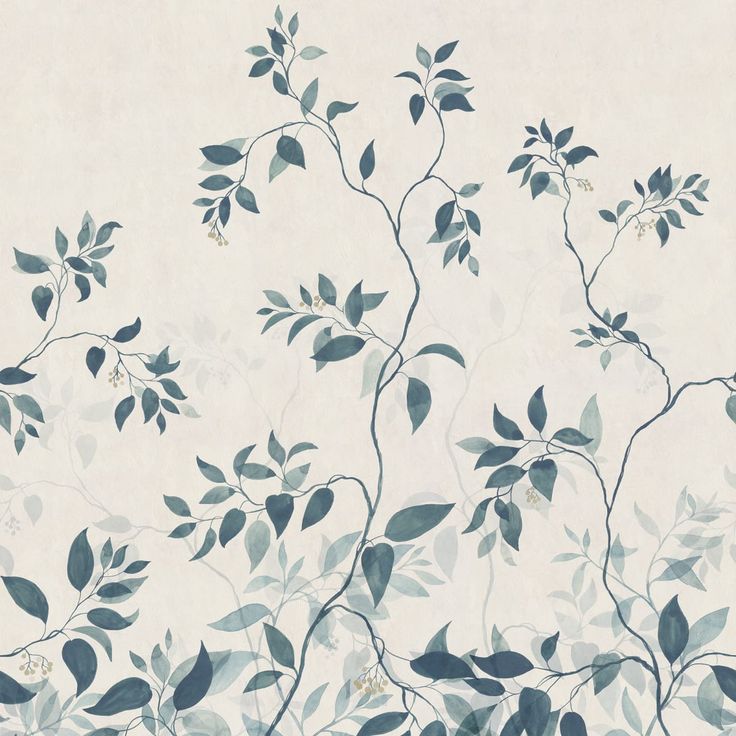 Mittatilaustapetti Josefine, Blue, sininen (S10519)