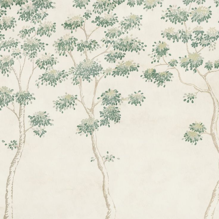 Mittatilaustapetti Wilhelm, Green, vihreä (S10525)