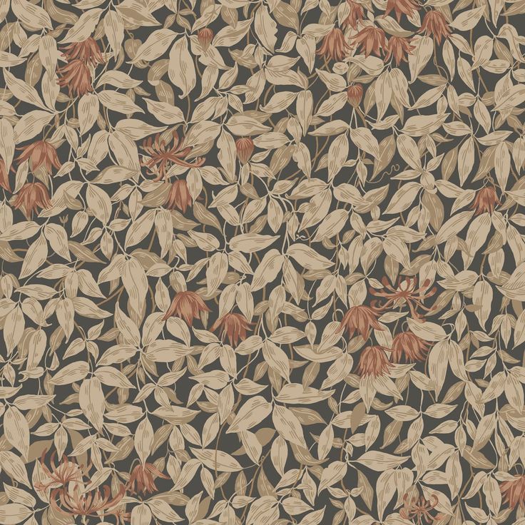 Tapetti Sandberg Linnea, Charcoal (S10559)