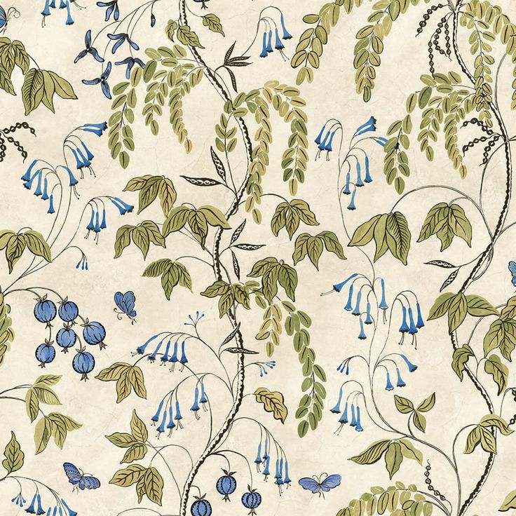 Mittatilaustapetti Ottilia, Olive Green, vihreä (S10583)