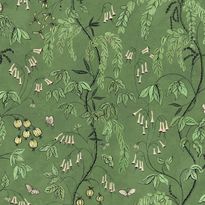 Mittatilaustapetti Sandberg Ottilia, Green, vihreä (S10585)