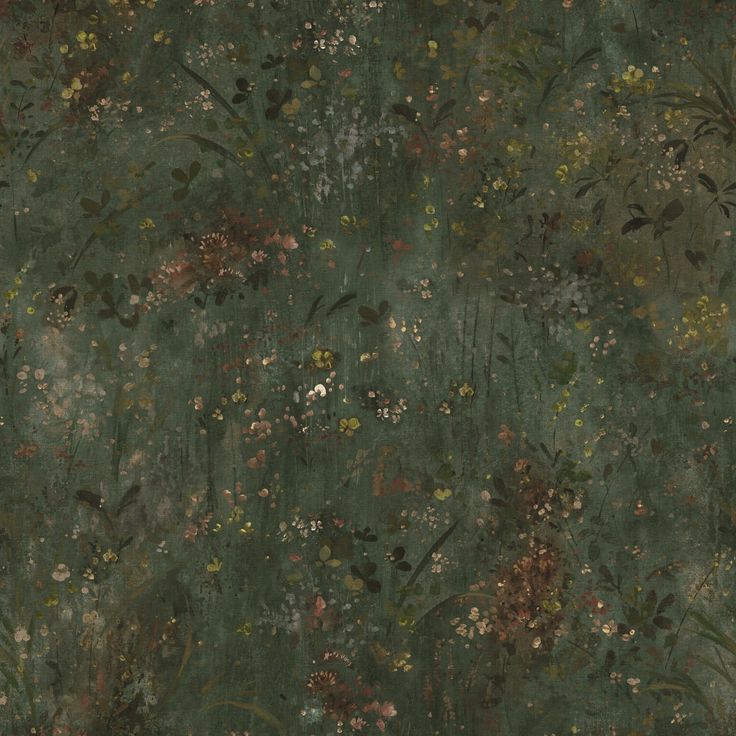 Mittatilaustapetti Juni, Forest Green, vihreä (S10594)