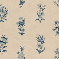 Mittatilaustapetti Sandberg Victoria, Blue, sininen (S10610)