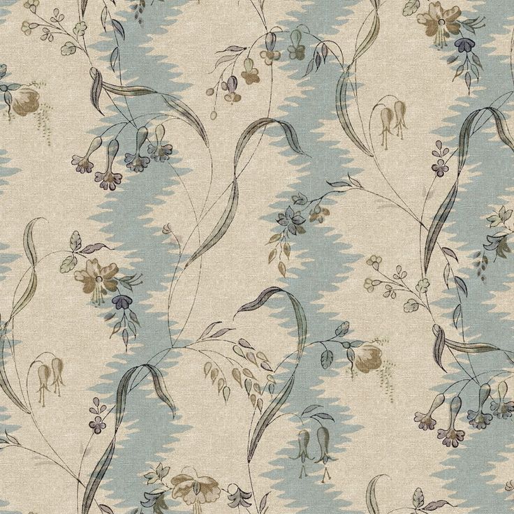 Mittatilaustapetti Beatrice, Misty Blue, sininen (S10611)
