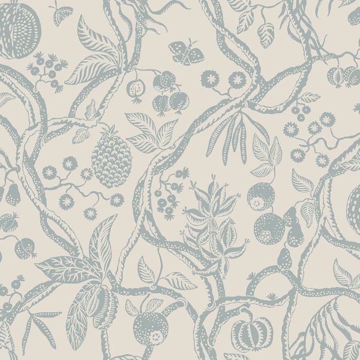 Tapetti Sandberg Tree of Life, Light Blue, sininen (S10615)