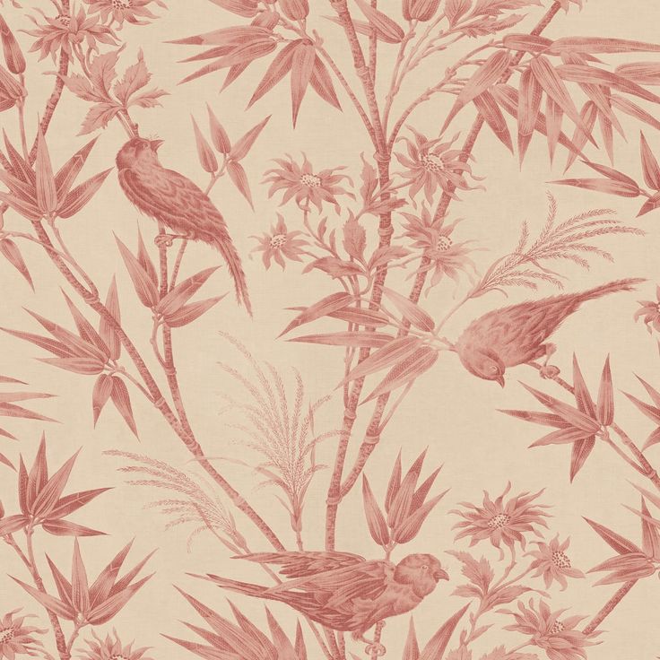 Tapetti Sandberg Celeste, Red, punainen (S10620)