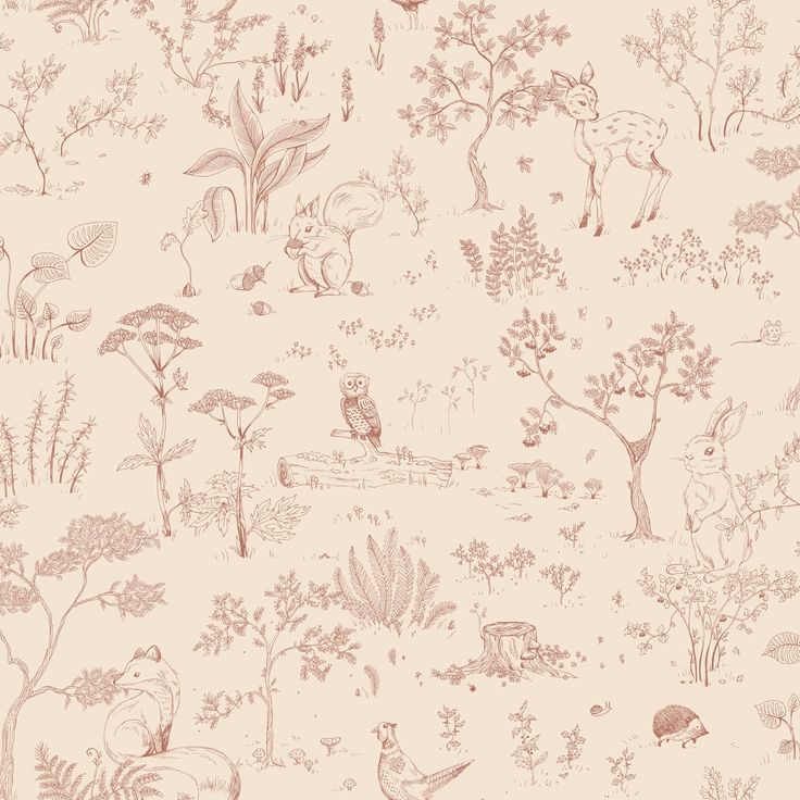 Tapetti Sandberg Hollie, Terracotta (S10641)