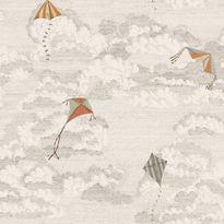 Mittatilaustapetti Sandberg Bonnie and Kites, Graphite (S10643)